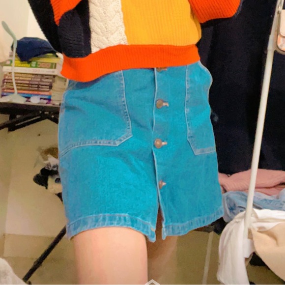 Zara denim skirt | NWOT - Picture 3 of 9